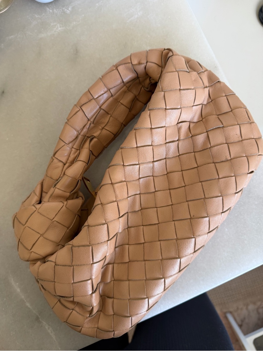 Bottega Veneta Jodie small nude bag